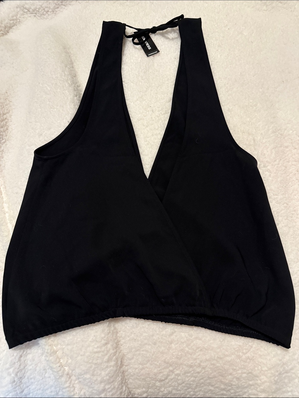 Express Black Plunge Camisole